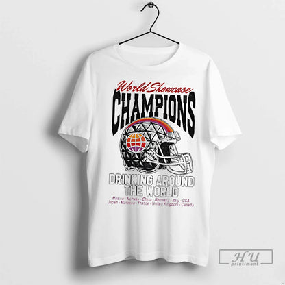 Trending World Showcase Champions Drinking Around World T Shirts