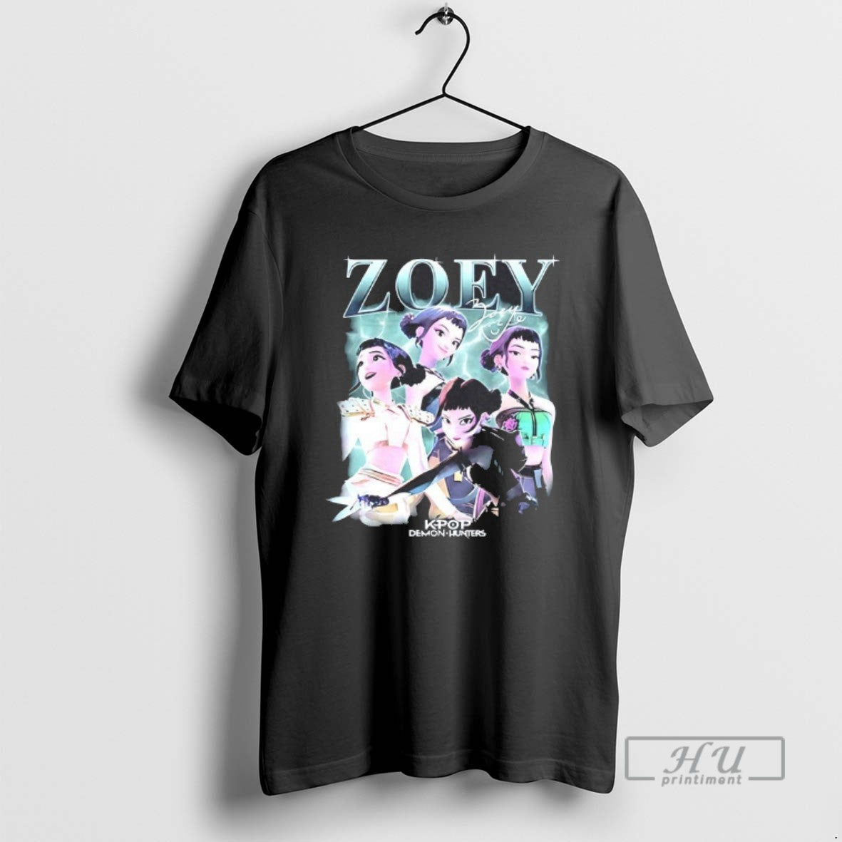 Trending Zoey Kpop Demon Hunters Huntrix Heartthrob T Shirts Long