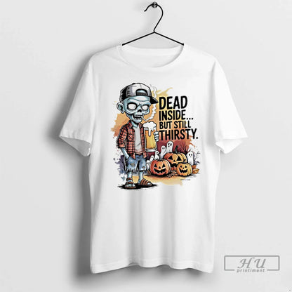 Trending Zombie Beer Dead Inside But Still Thirsty Pumpkin Halloween