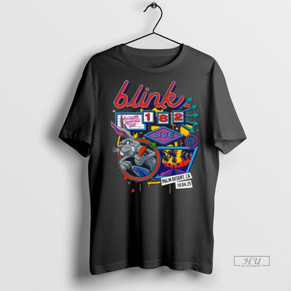 Trending Blink 182 Live Palm Desert Ca Sep 4 2025 Event TShirt