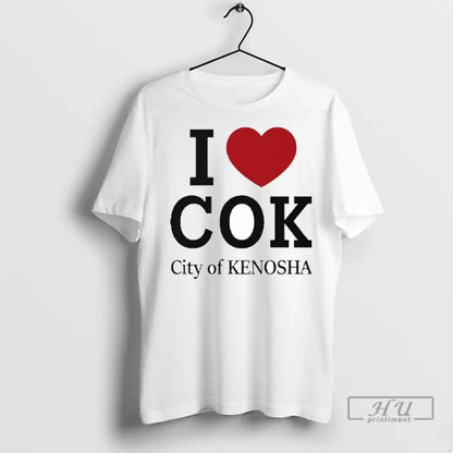 Trending I Love Cok City Kenosha T Shirts Hoodie Authentic Art