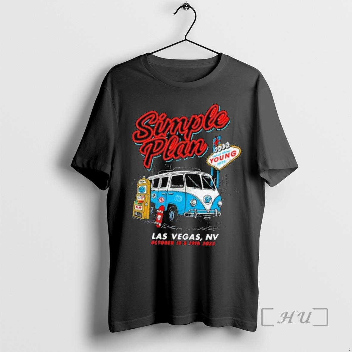 Trending Simple Plan When Young 10 19 2025 Las Vegas Event TShirt