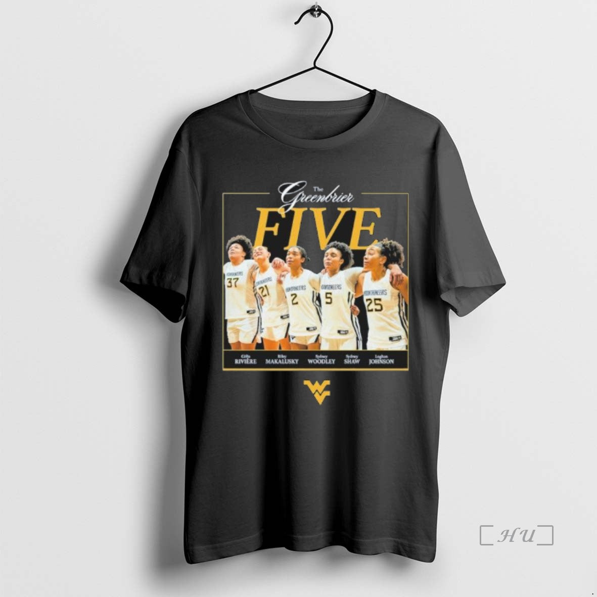 Trending Yigzbpvu Wvu Womens Basketball Greenbrier Five TShirt