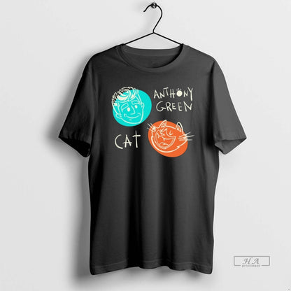Trendy Anthony Green And His Cat Tank Top Authentic Art