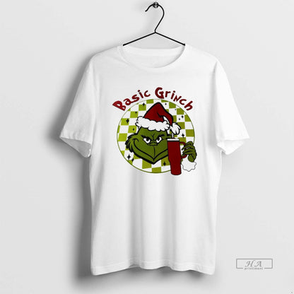 Trendy Basic Grinch White Long Sleeve Retro Collection
