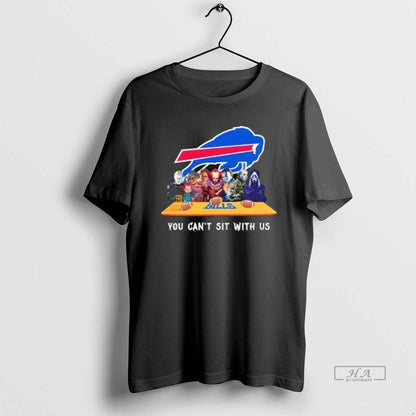 Trendy Buffalo Bills Horror Movies Halloween You Cant Sit Us TShirt