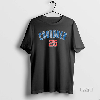 Trendy Cubtober 2025 Chicago Cubs Baseball TShirt Stylish Fashion
