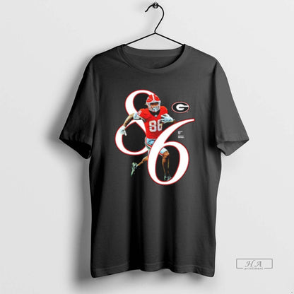Trendy Dillon Bell 86 Georgia Bulldogs 2025 Ncaa Player TShirt Trendy