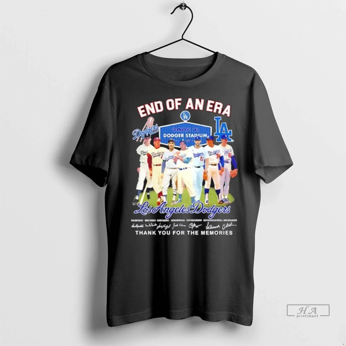 Trendy End Era Los Angeles Dodgers Legends Thank You Memories
