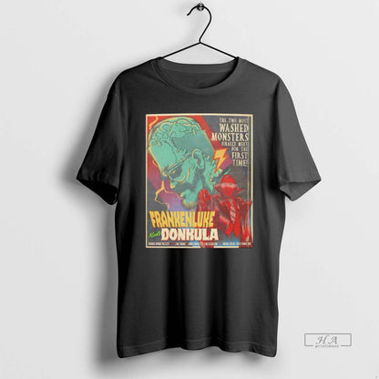 Trendy Frankenluke And Donkula TShirt Retro Art