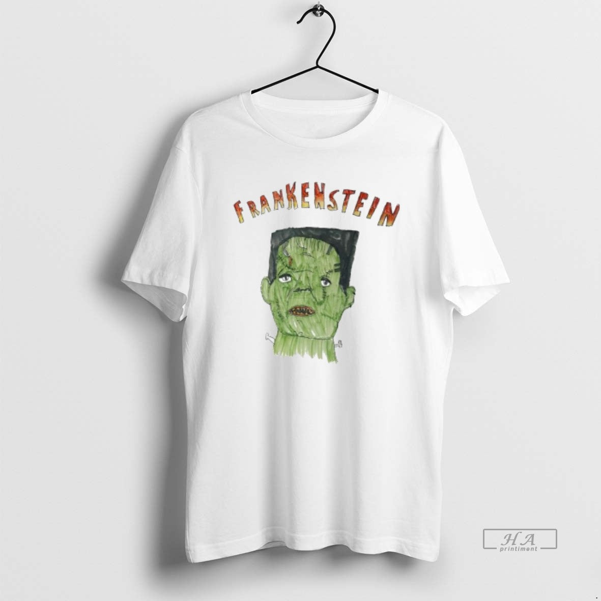 Trendy Frankensteins Monster Modern Prometheus Shirt Retro Look