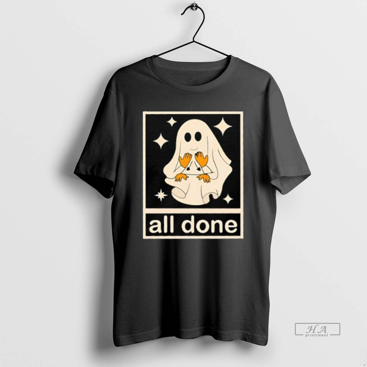 Trendy Ghost All Done Halloween Shirt Exclusive Look