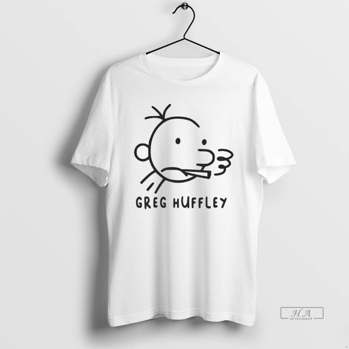 Trendy Greg Huffley Smoking TShirt Vintage Style