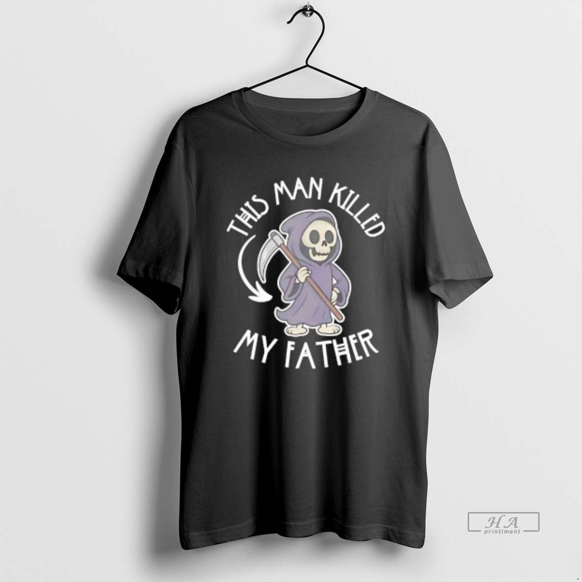 Trendy Grim Reaper This Killed My Father Tee Classic Look