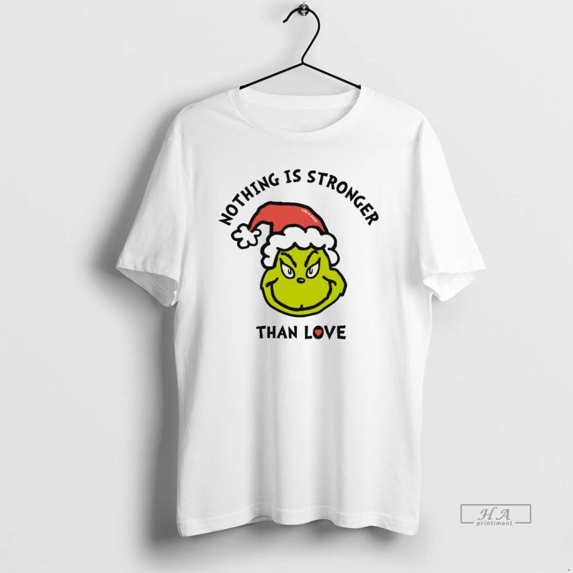Trendy Grinch Nothing Is Stronger Than Love White Sweatshirt