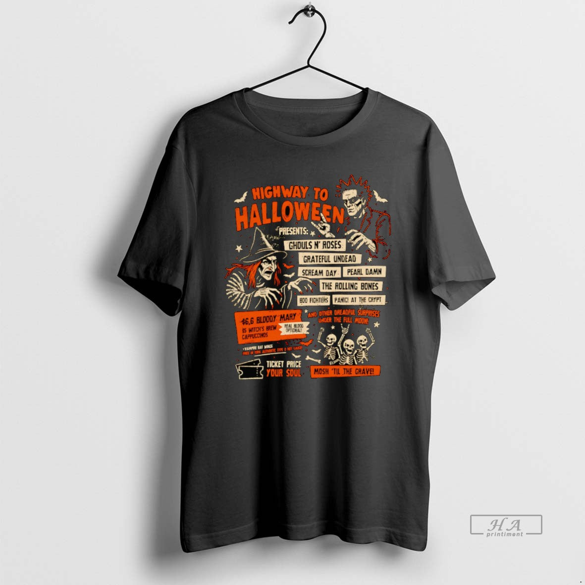 Trendy Highway To Halloween Hoodie Unique Art