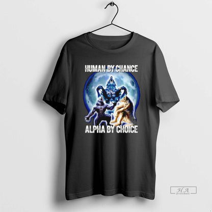 Trendy Human Chance Alpha Choice Wolf Tank Top Premium Look