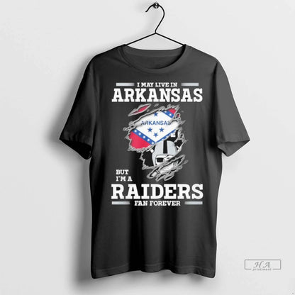 Trendy I May Live Arkansas But Im Las Vegas Raiders Forever Tank Top