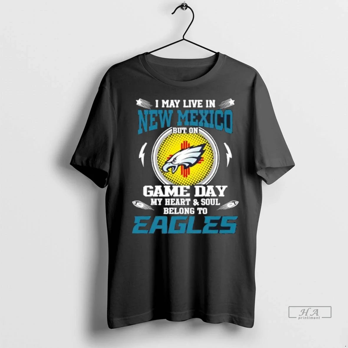 Trendy I May Live New Mexico But Game Day My Heart And Soul Hoodie