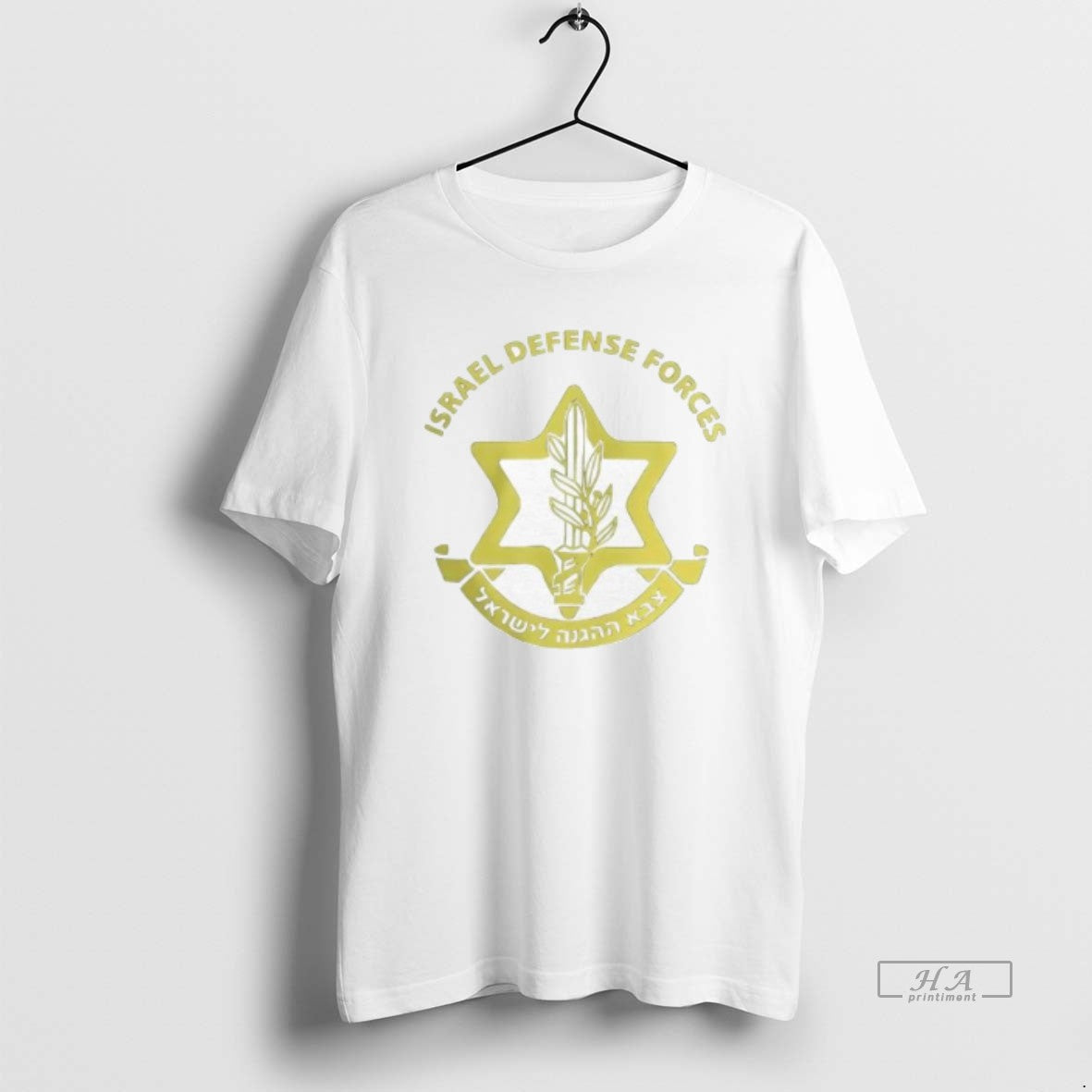 Trendy Israel Defense Forces Idf Logo Star David Shirt Retro Outfit