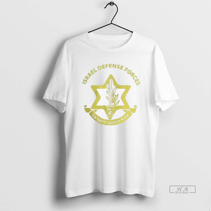 Trendy Israel Defense Forces Idf Logo Star David Shirt Retro Outfit