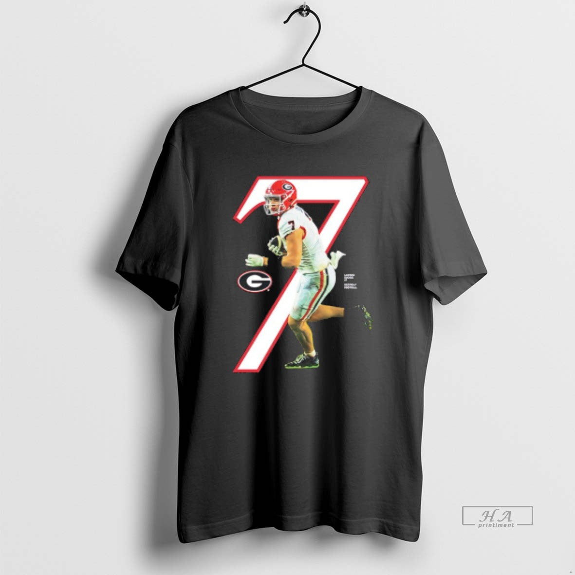 Trendy Lawson Luckie 7 Georgia Bulldogs 2025 Ncaa Player Tee Premium