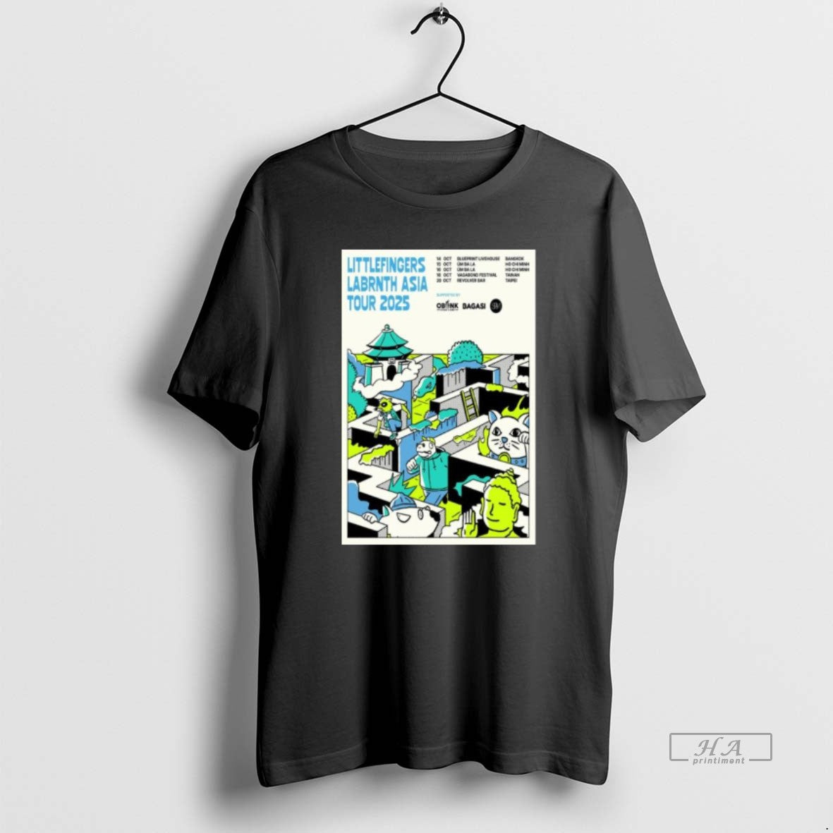 Trendy Littlefingers Labrnth Asia Tour 2025 Long Sleve Long Sleeve