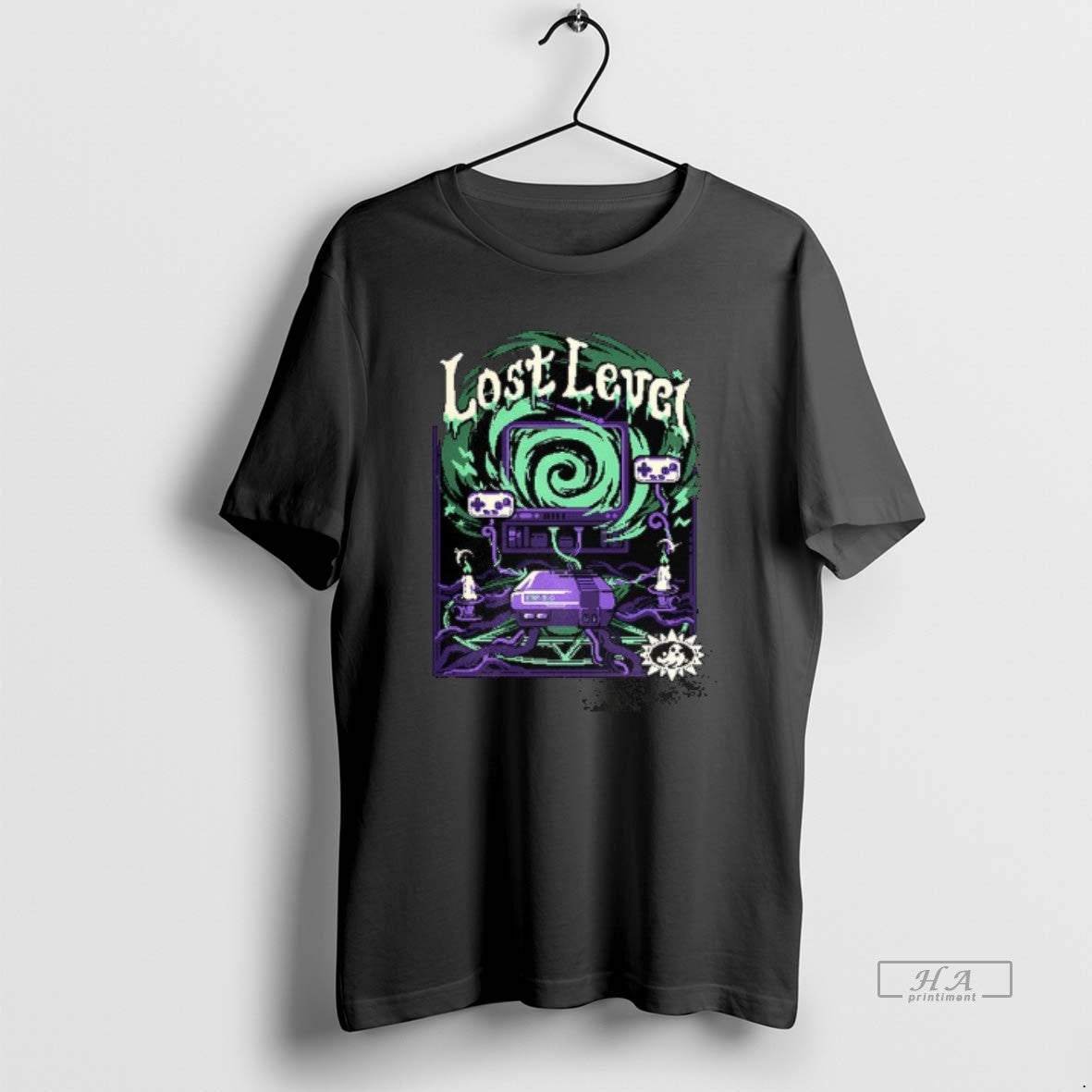 Trendy Lost Level Caught Up Spooky Game Halloween Long Sleeve Modern