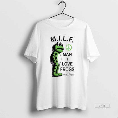 Trendy Milf I Love Frogs United Snakes Sweatshirt Authentic Look
