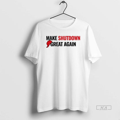 Trendy Make Shutdown Great Again Government Shutdown Tank Top Stylish