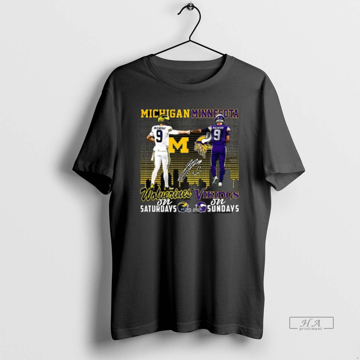 Trendy Mccarthy Michigan Wolverines Saturdays And Minnesota Vikings