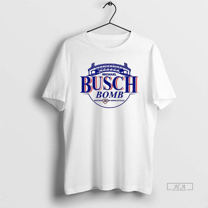Trendy Michael Busch Bomb Logo Tank Top Retro Design