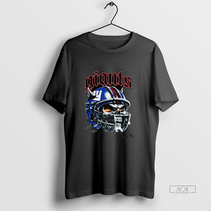 Trendy New York Giants Football Skull Helmet Halloween Long Sleeve