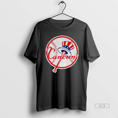 Trendy New York Yankees Logo Cancun TShirt Classic Outfit
