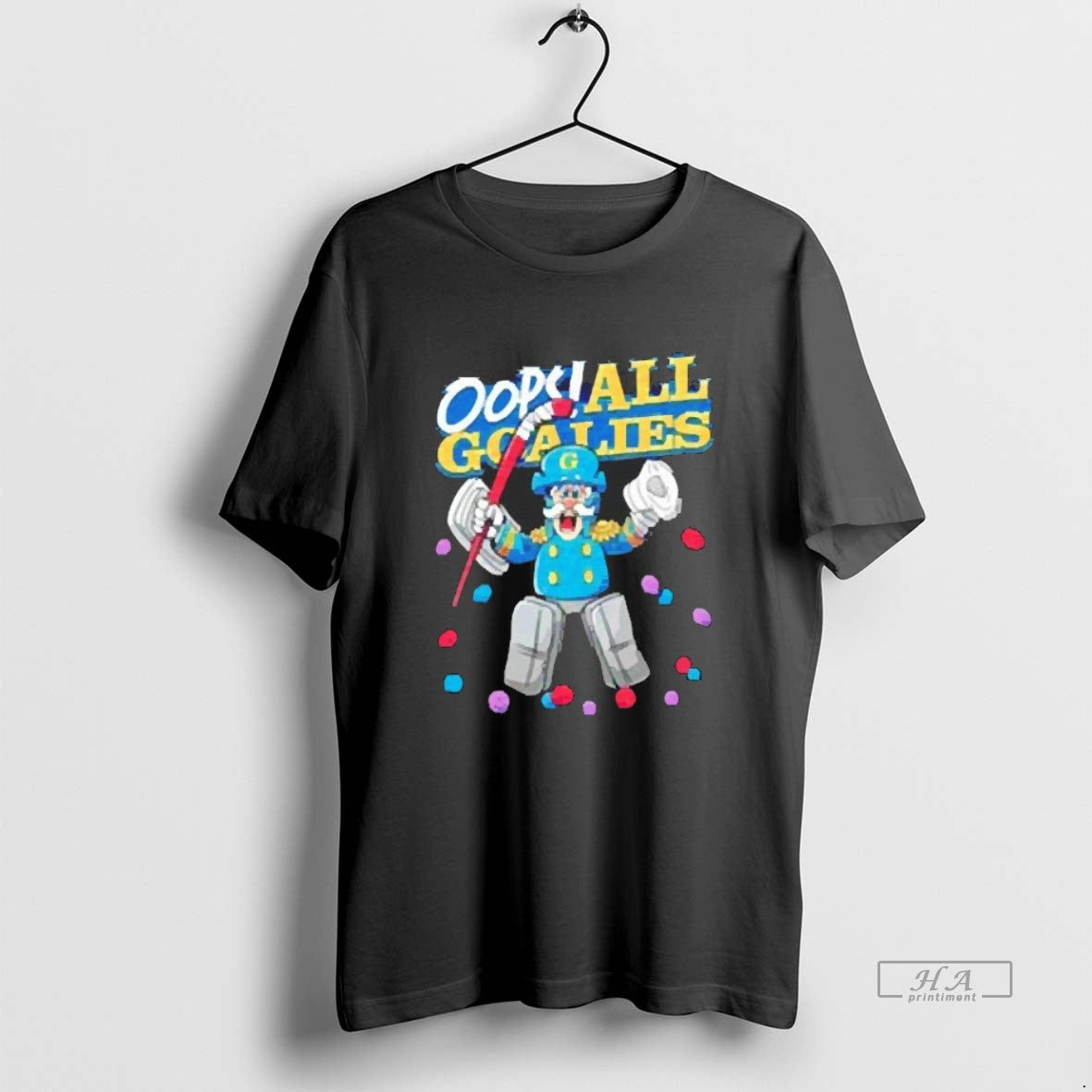 Trendy Oops All Goalies Poly Nhl Blackshirt Tank Top Designer Look