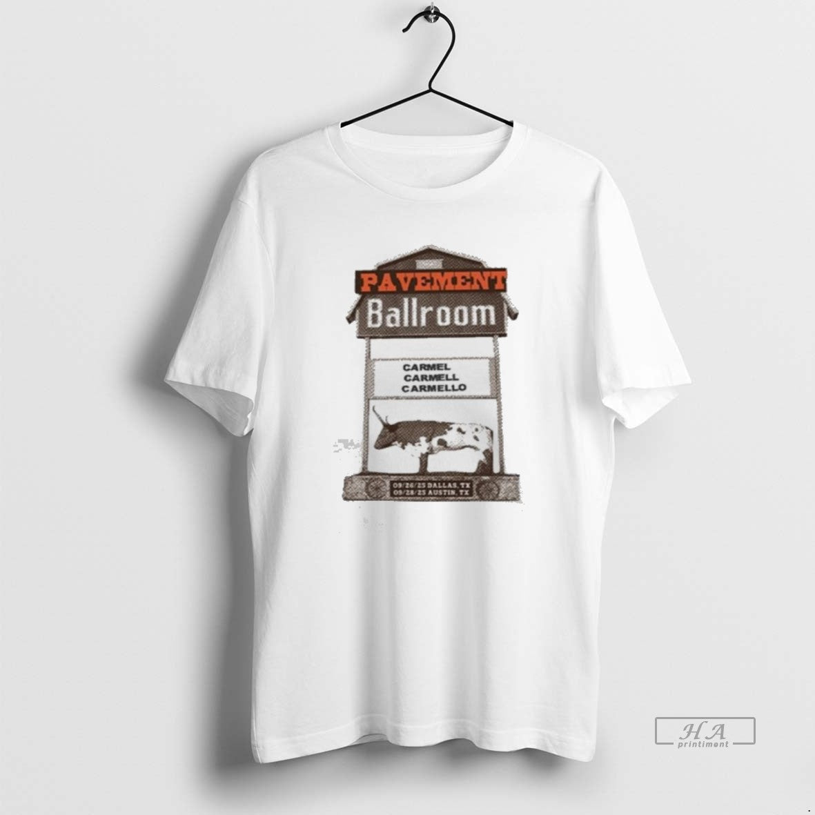 Trendy Pavement Tour Texas 2025 Longhorn Ballroom Dallas Tee