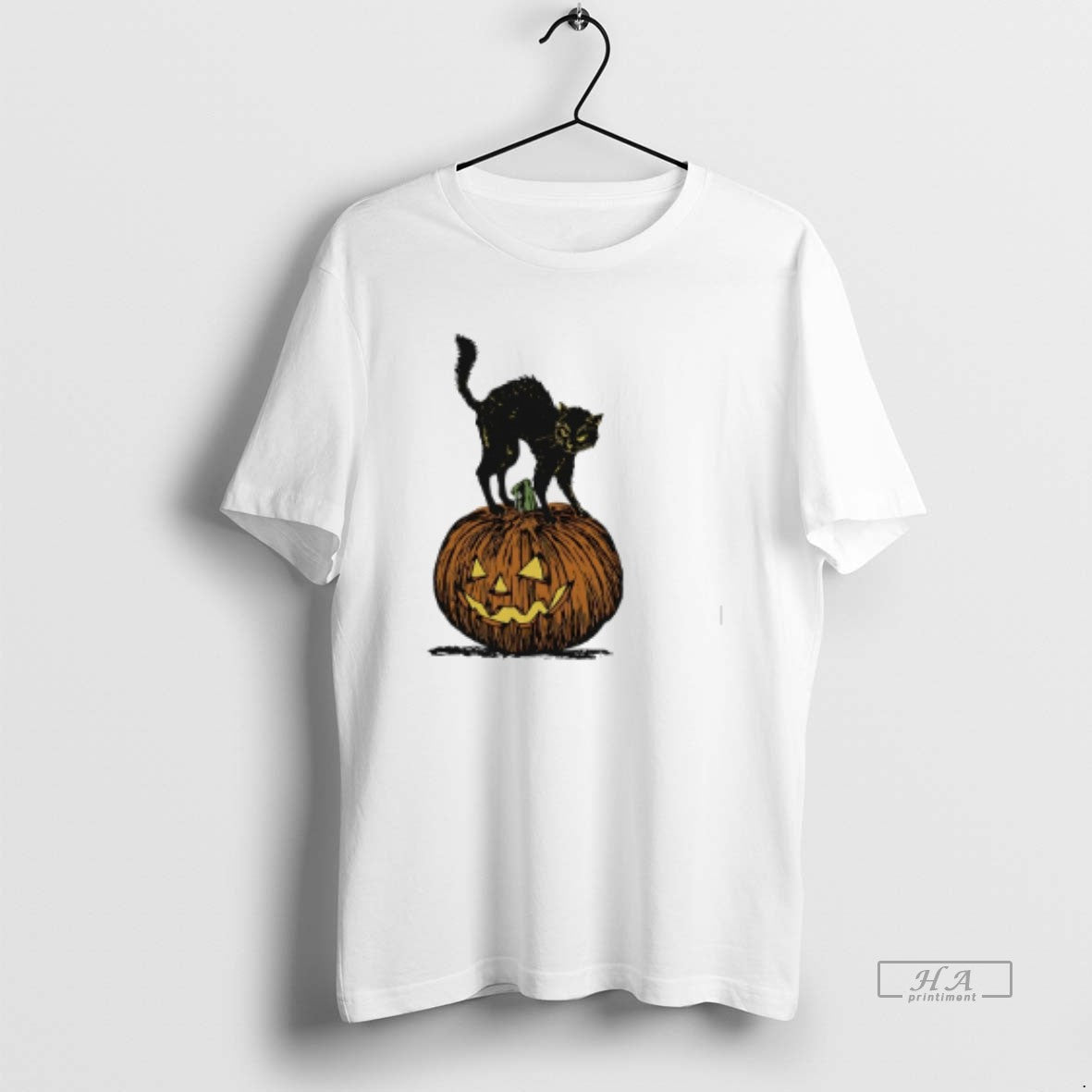Trendy Pumpkin Cat Halloween 2025 Shirt Stylish Design