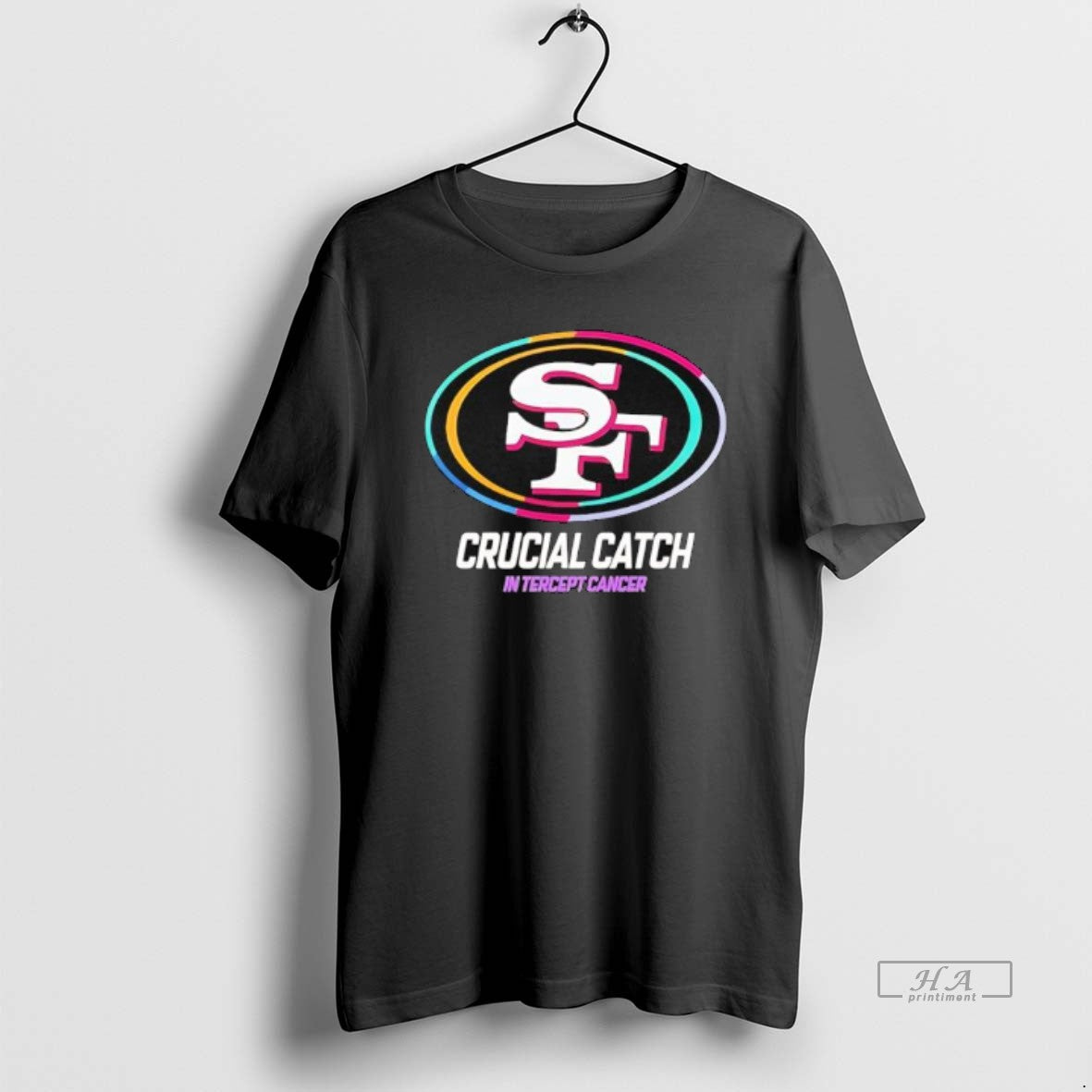 Trendy San Francisco 49Ers Crucial Catch Intercept Cancer Sweatshirt