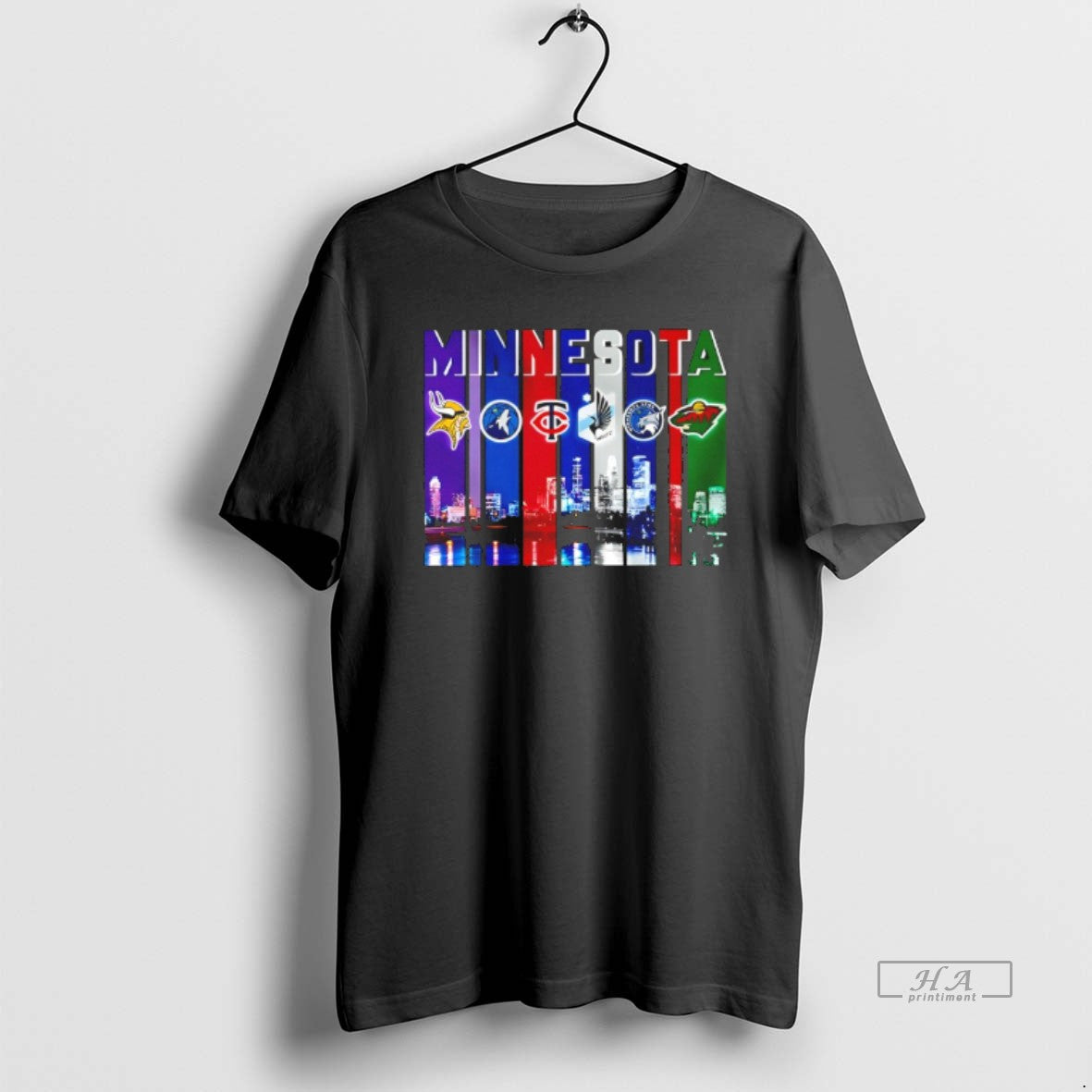 Trendy Sports Minnesota City Skyline Shirt Trendy Collection