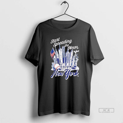 Trendy Start Spreading News New York Yankees City Skyline Sweatshirt