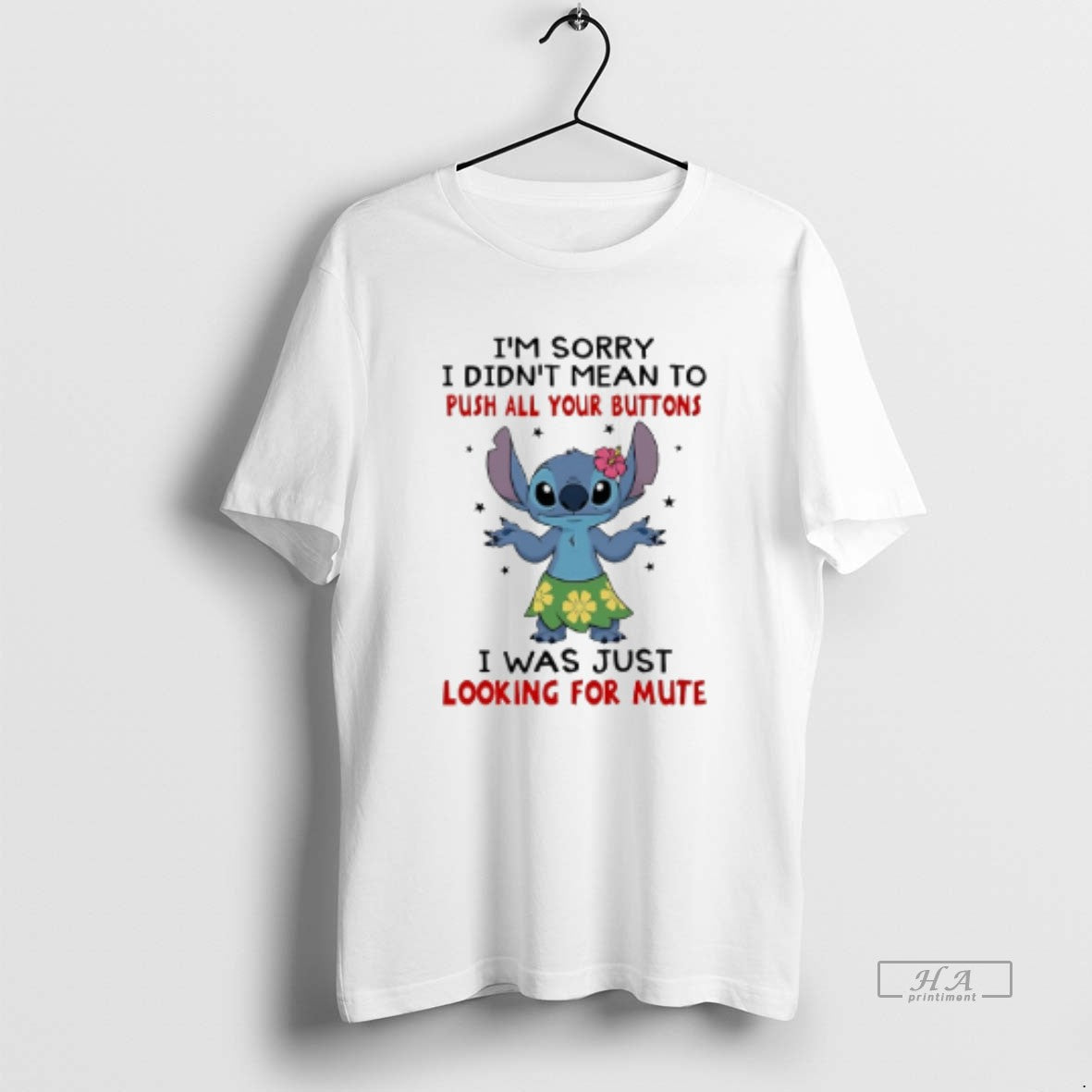 Trendy Stitch Im Sorry I Didnt Mean To Push All Your Buttons I Was
