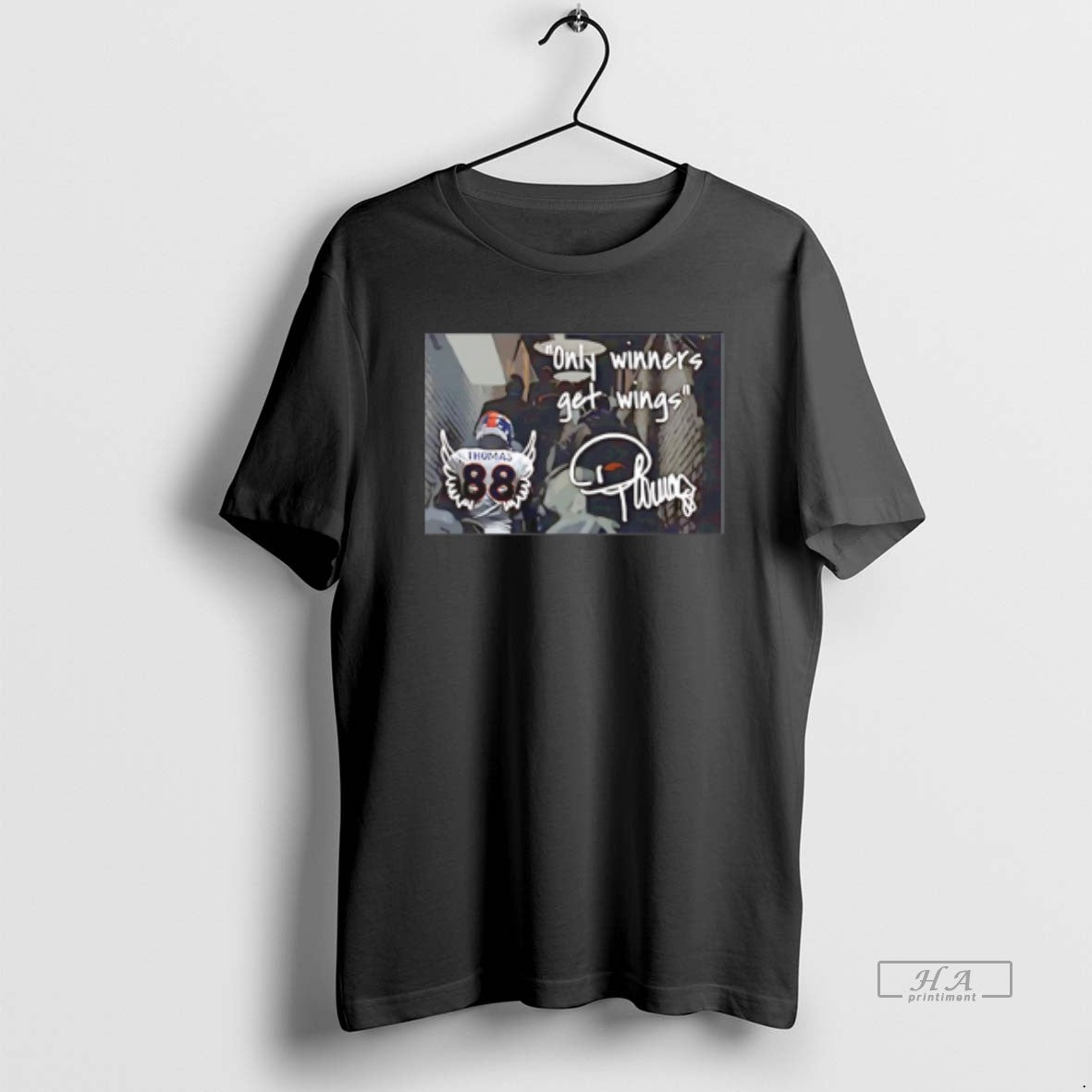 Trendy Thomas 88 Only Winners Get Wings Signature Tee Stylish Gift