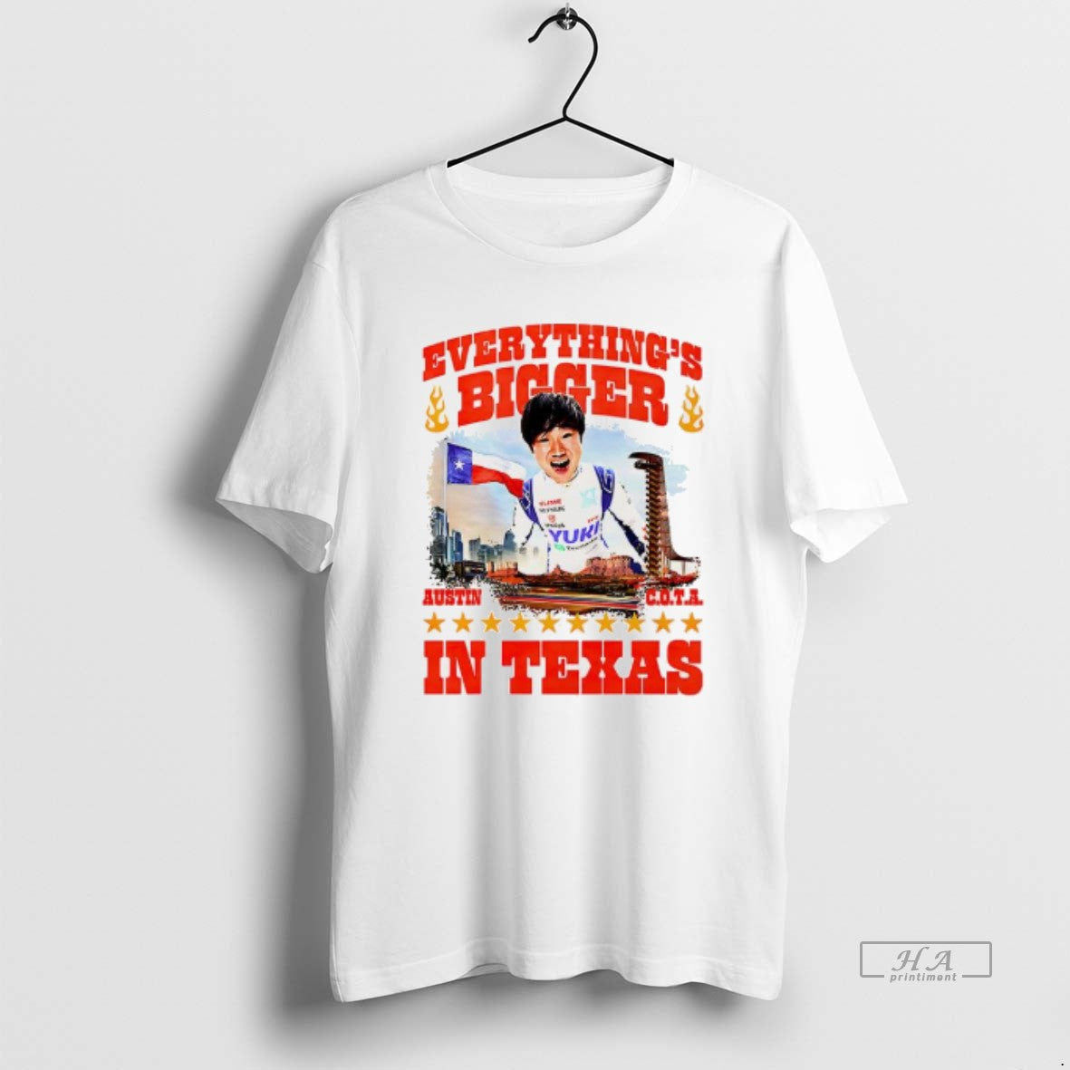Trendy Tsunoda Yuki Everythings Bigger Texas Austin Hoodie Authentic