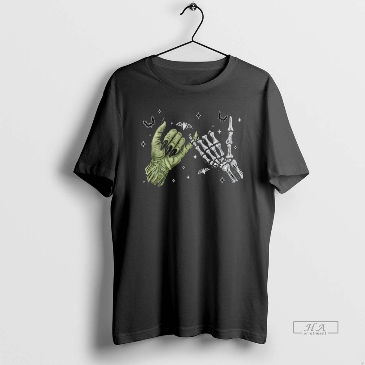 Trendy Witch Hand Skeleton Spooky Season Halloween Long Sleeve