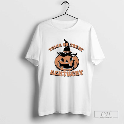 Trick Or Treat Kentucky Pumpkin Halloween Hoodie Modern Collection