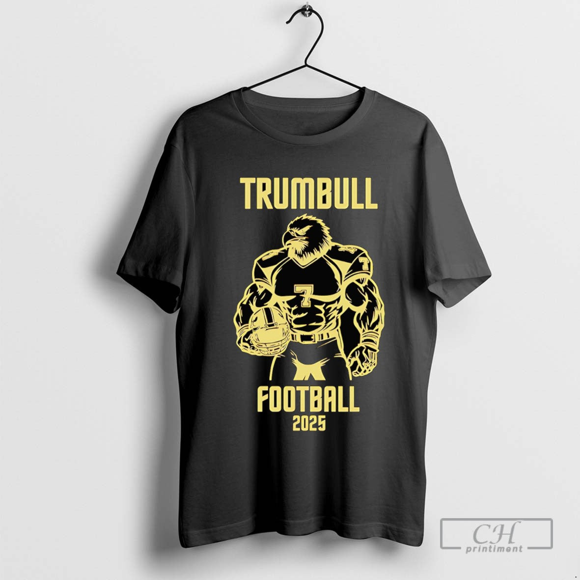Trumbull Football 2025 Hoodie Retro Design