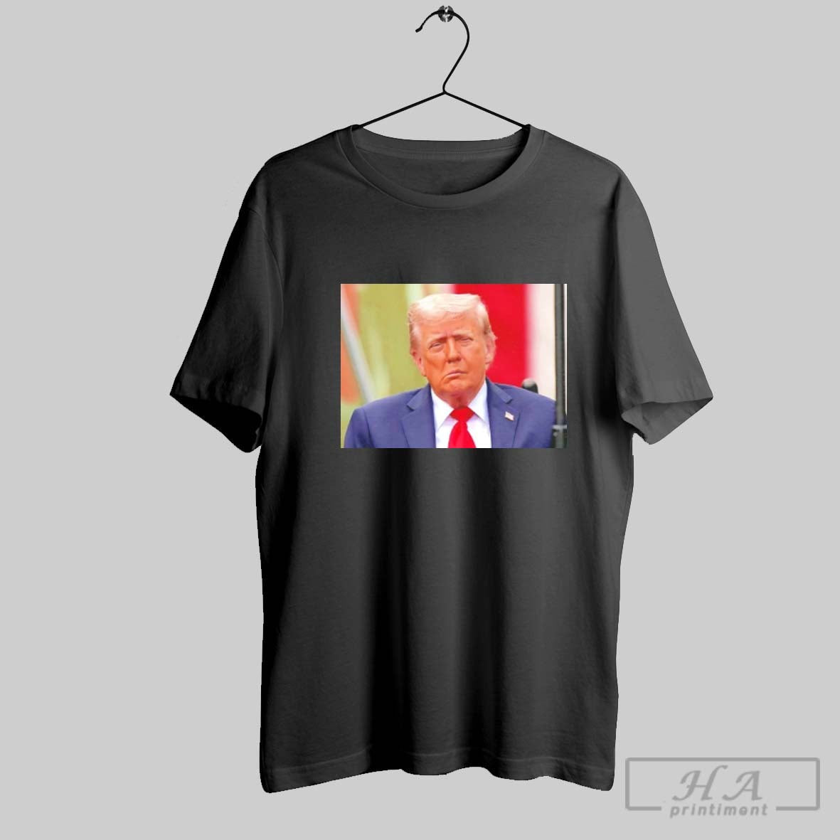 Trump Stroke Distorted Mouth TShirt Elegant Collection