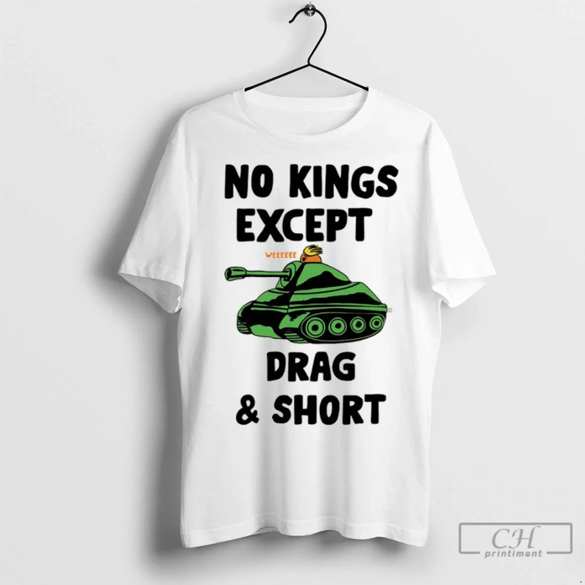 Trump Tank No Kings Except Drag And Short T Shirts Shirt Exclusive
