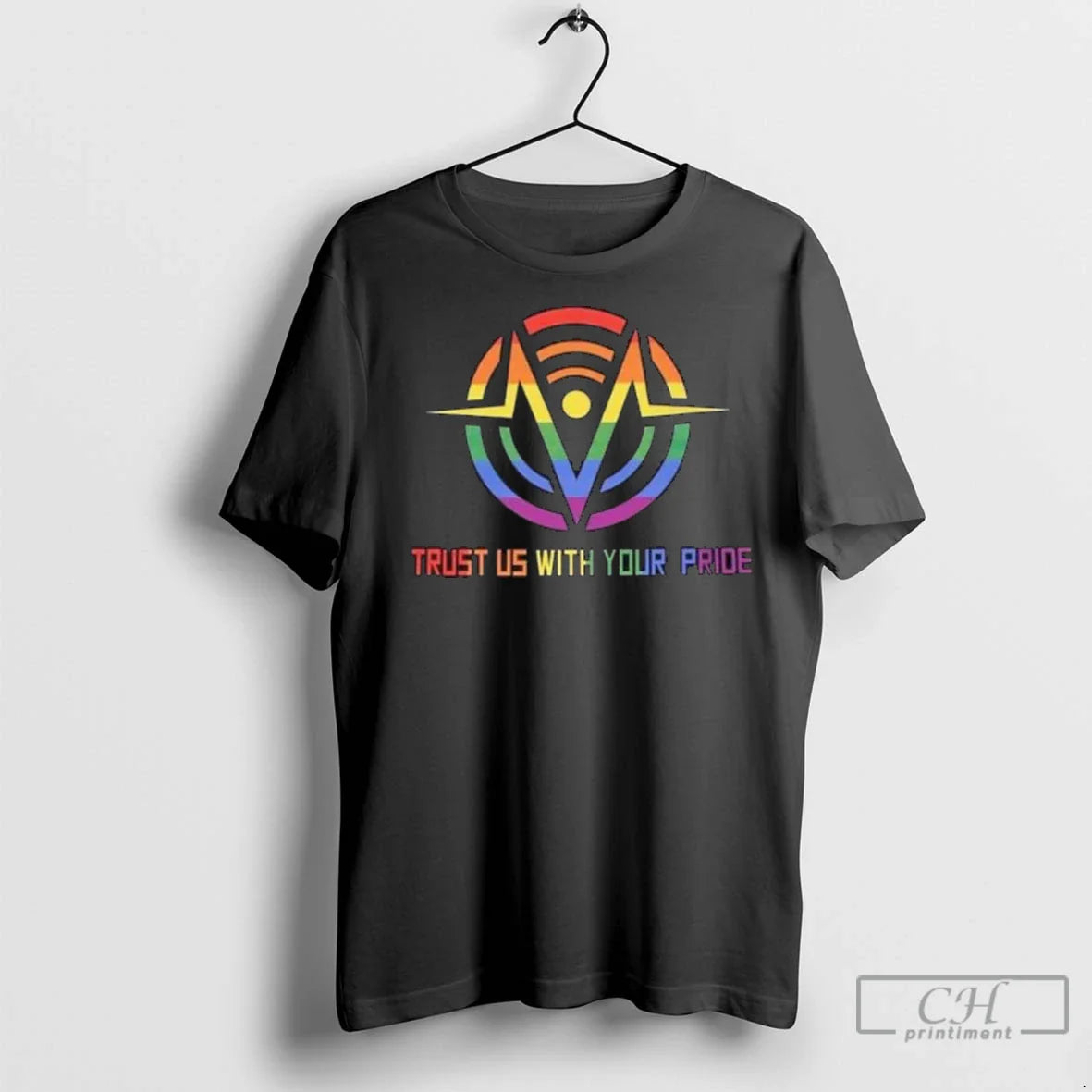Trust Us Your Pride Lgbt Logo Long Sleve T Shirts Hoodie Retro Fashion