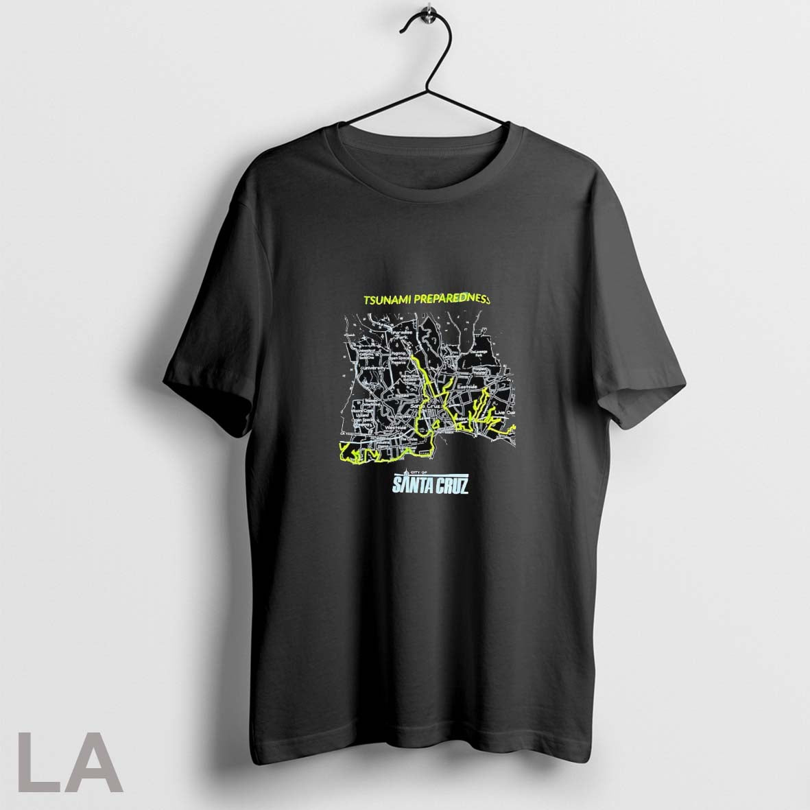 Tsunami Preparedness City Santa Cruz Tee Modern Outfit